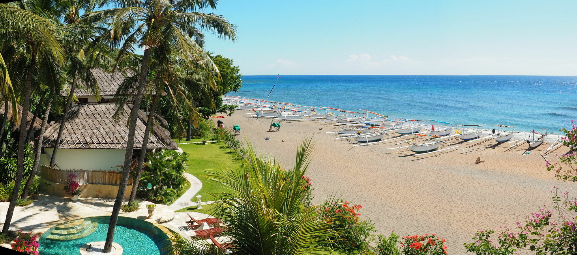 Palm Garden Amed Beach & Spa Resort Bali Extérieur photo